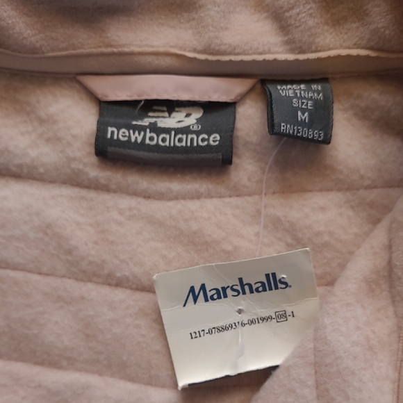 New Balance Women's Pink Fleece Jacket - Size M - Picture 2 of 4